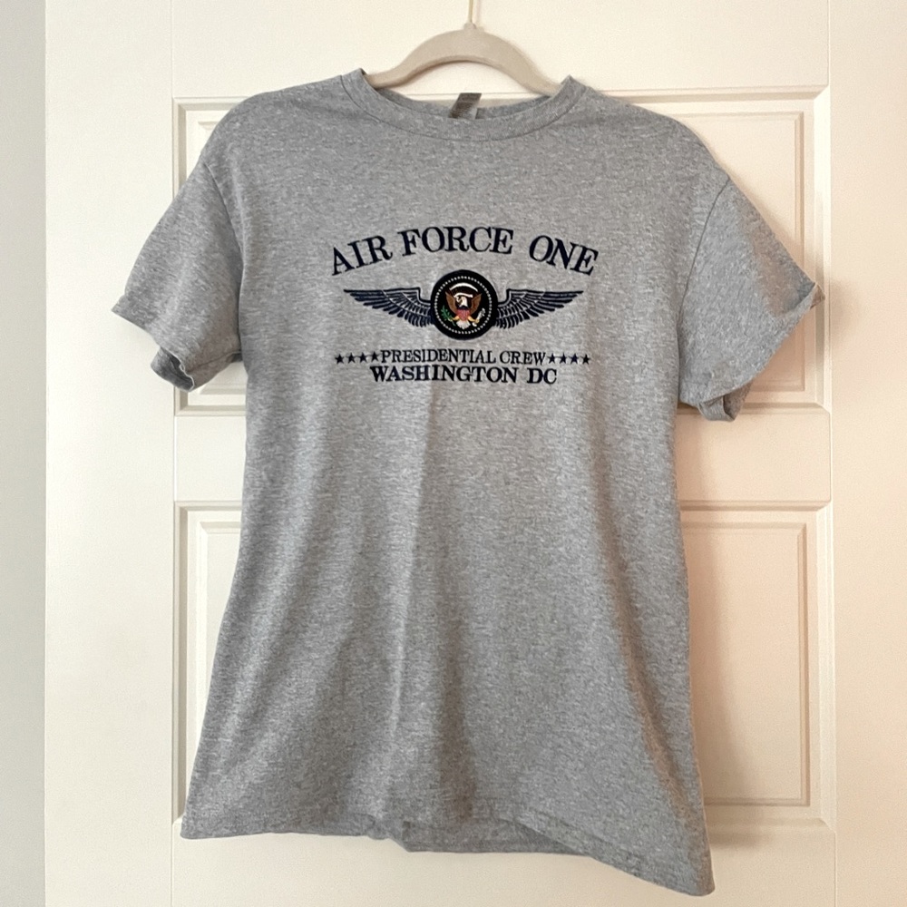 Air Force One Embroidered T-Shirt